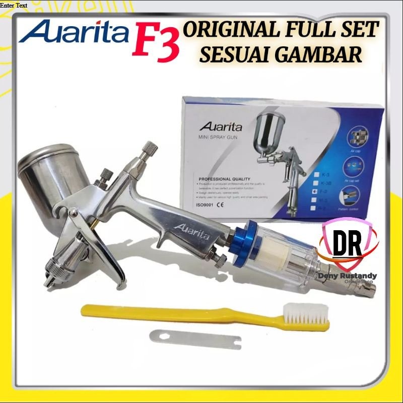 ZY75KK Spray Gun Auarita F3 Nozzle 0.5 0.8 1.0 mm Plus Water Separator