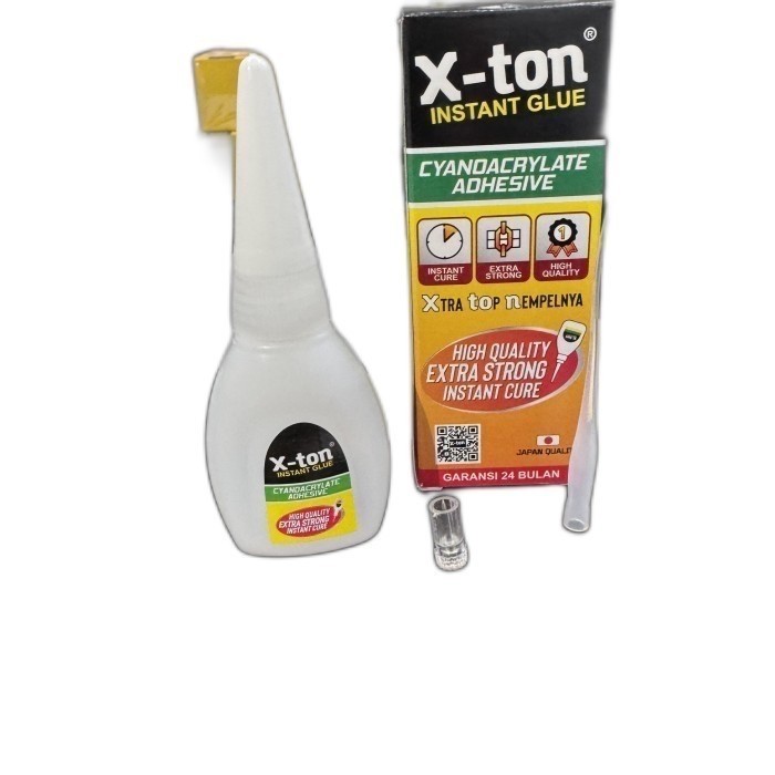 

TBL Lem X-Ton Instan Glue Original garansi 24bulan / Lem G Korea Original ada Barcode bisa diScan