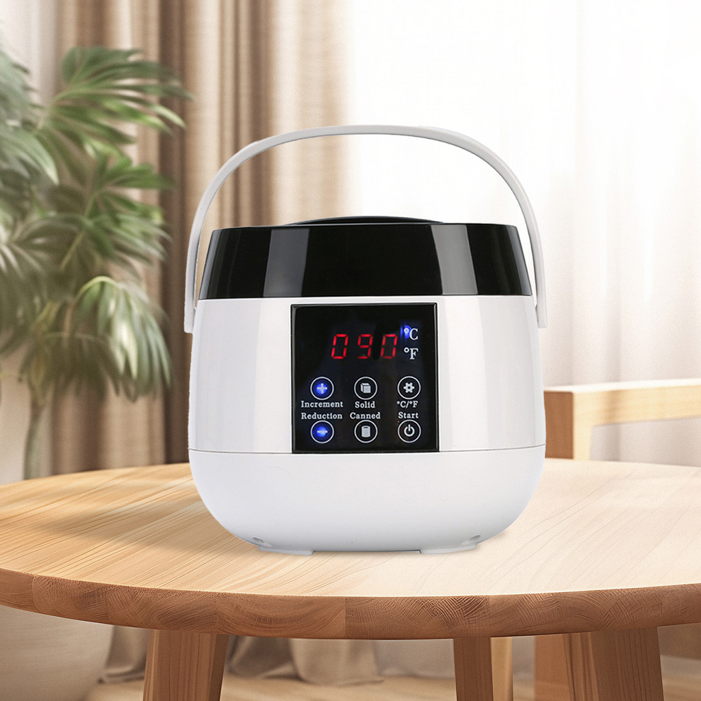 Wax Heater Warmer Hair Removal Wax Machine with LCD Temperature Display SPA Body Epilator Paraffin W