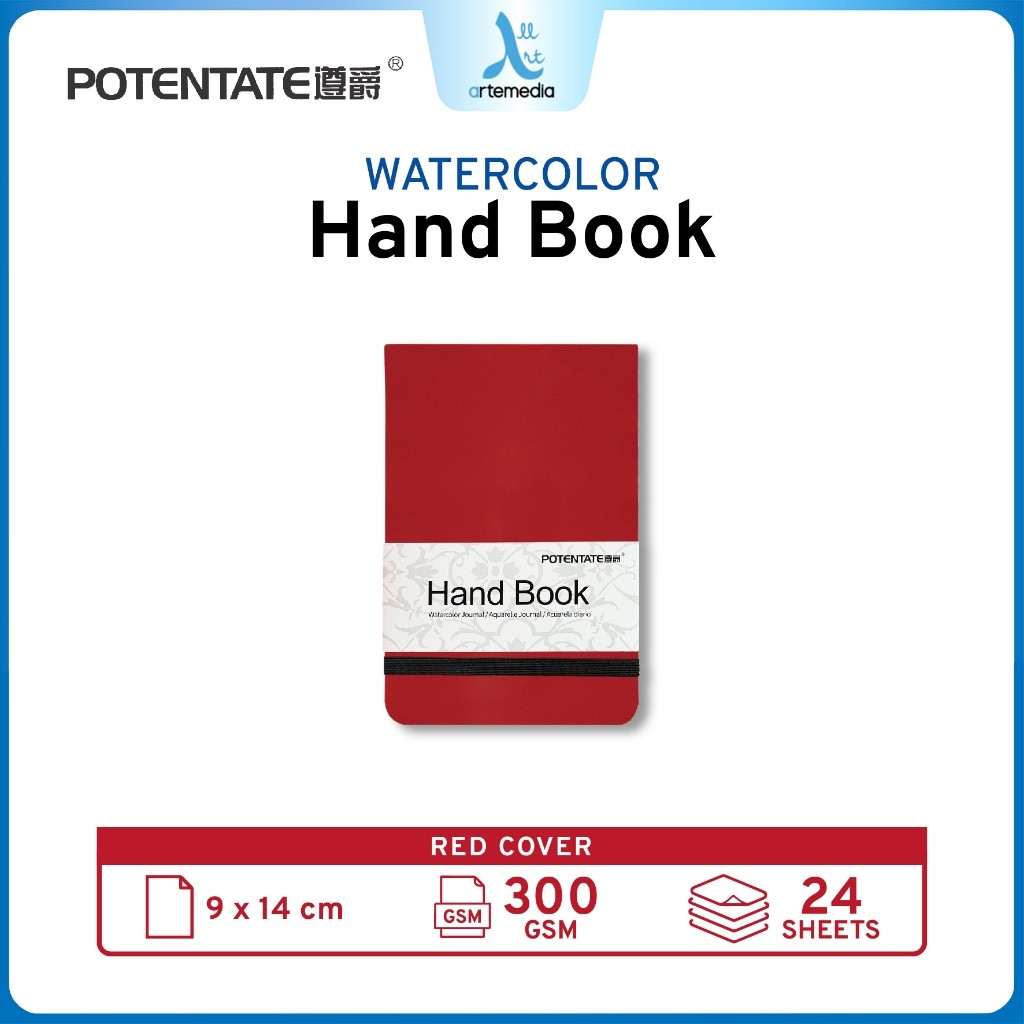 

Gramedia Surabaya - Potentate Handbook 9x14cm Watercolor Journal Paper Book