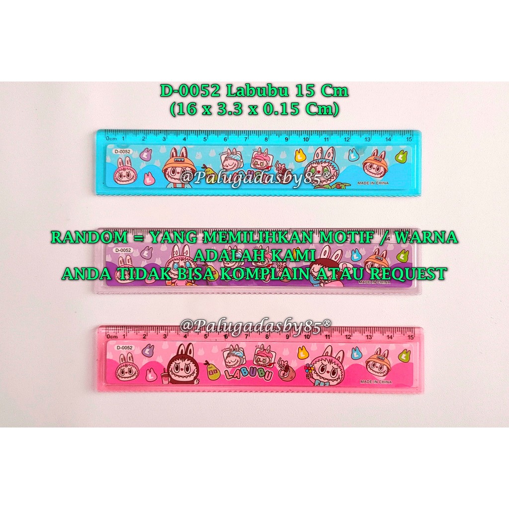 

(1 Biji) GROSIR Penggaris Labubu 15 Cm / Penggaris 15 Cm Labubu / Penggaris GXIMP D-0052 Labubu