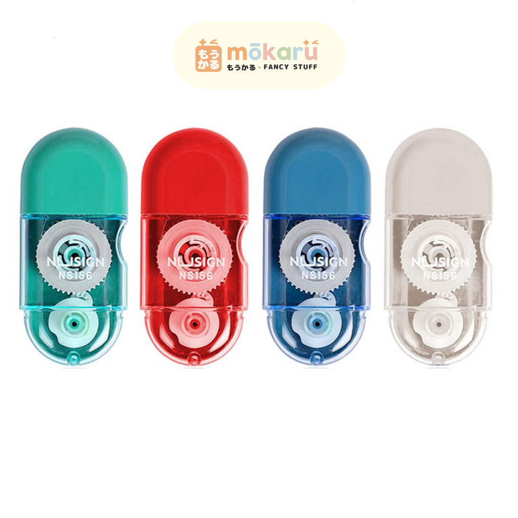 

Deli Nusign Correction Tape NS156 / Tipe X Kertas / Tip ex Pita Roll Koreksi Berkualitas