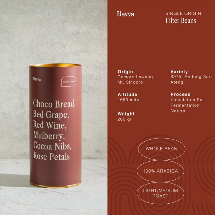 

200 gr Filter Beans Arabica Manual Brew Sindoro Supernova / Biji Kopi Sangrai Arabika V60