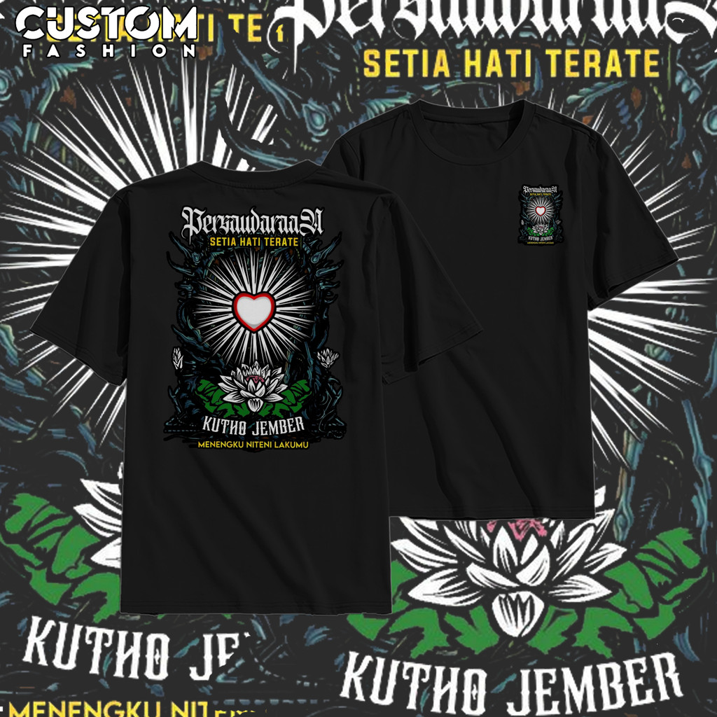 Kaos Psht Terbaru Distro Terate |Kaos Pria Keren Lambang Psht | Baju warga sh Terate kaos srikandi