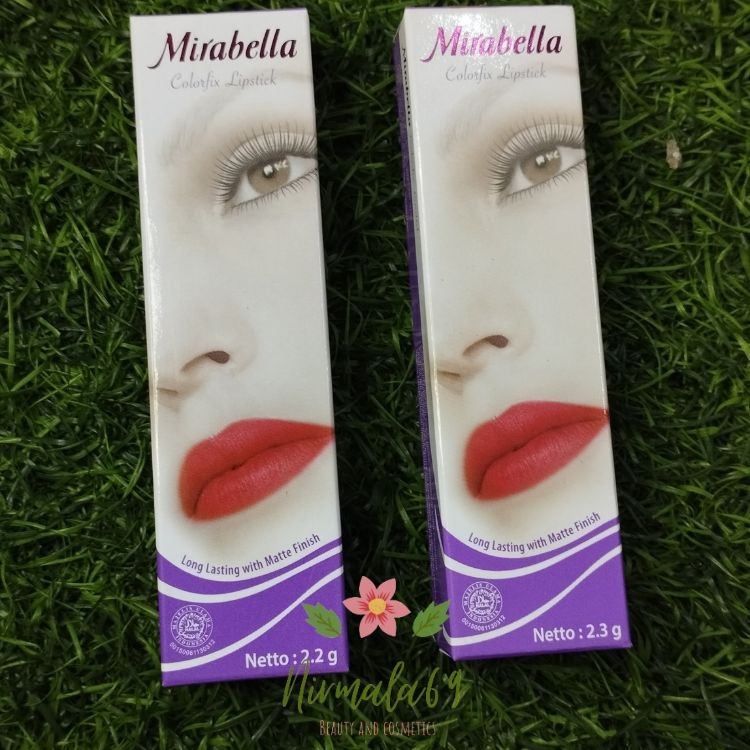 Mirabella Colorfix Lipstick Long Lasting with Matte Finish 2.3g/lipstik matte/gincu/lipen stip/peron