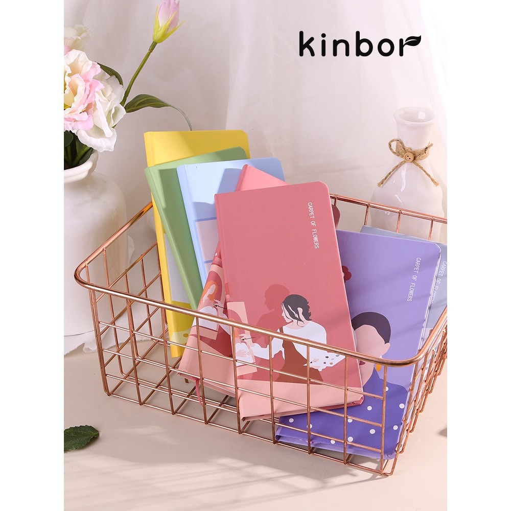 

Kinbor Kawaii Mini Weekly Planner Notebook блокнот Agenda Grid Page Hard Surface Notepad Diary Plan for School Stationery
