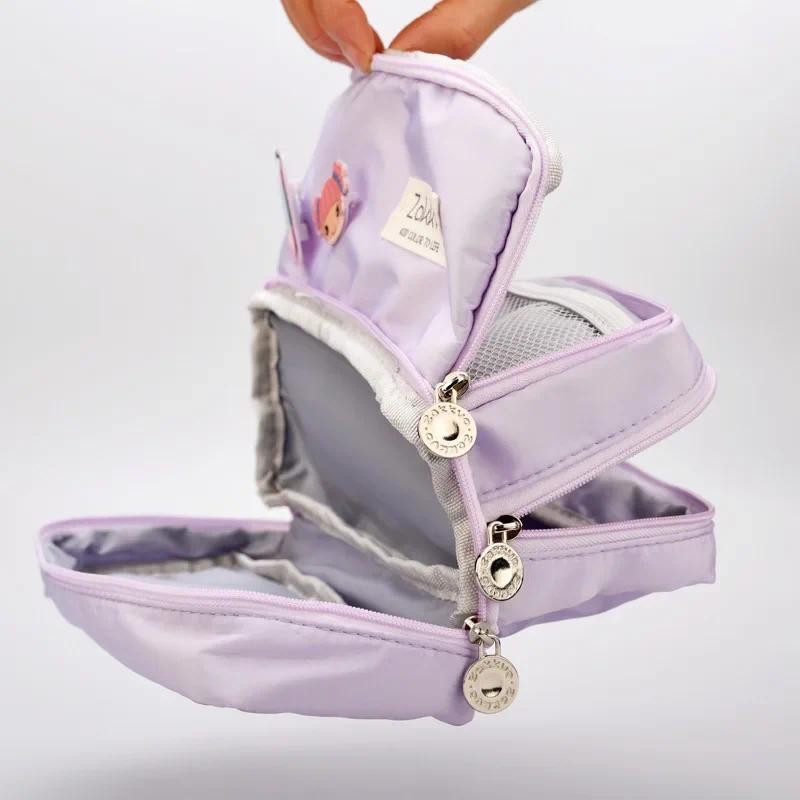 

Large Capacity Pencil Cases Three-layer Cute Pencil Bag Student Teacher Stationery Pen Pencil Holder Gift for Kids