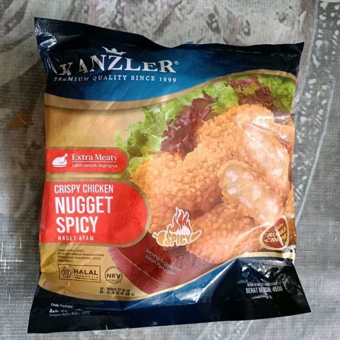

kanzler nugget crispy spicy 450 gram