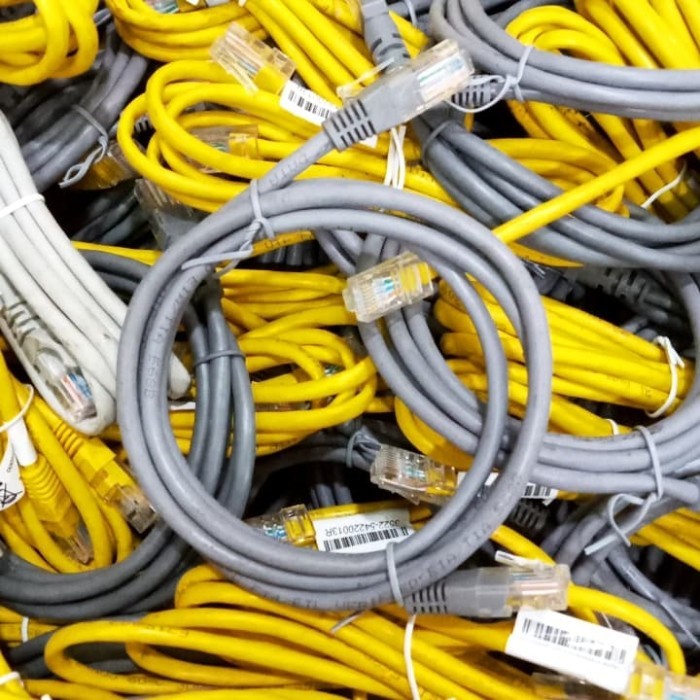 Kabel LAN 1 Meter RJ45 CAT5e Siap Pakai