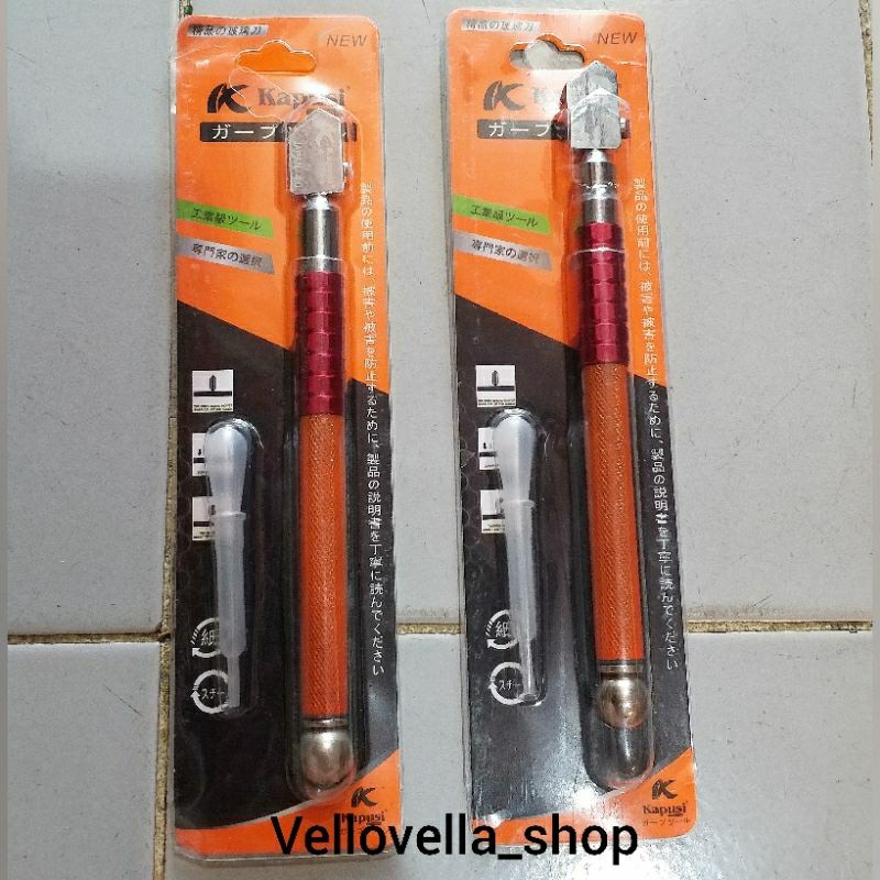 PISAU POTONG KACA MINYAK/ ALAT PEMOTONG KACA / GLASS CUTTER KAPUSI