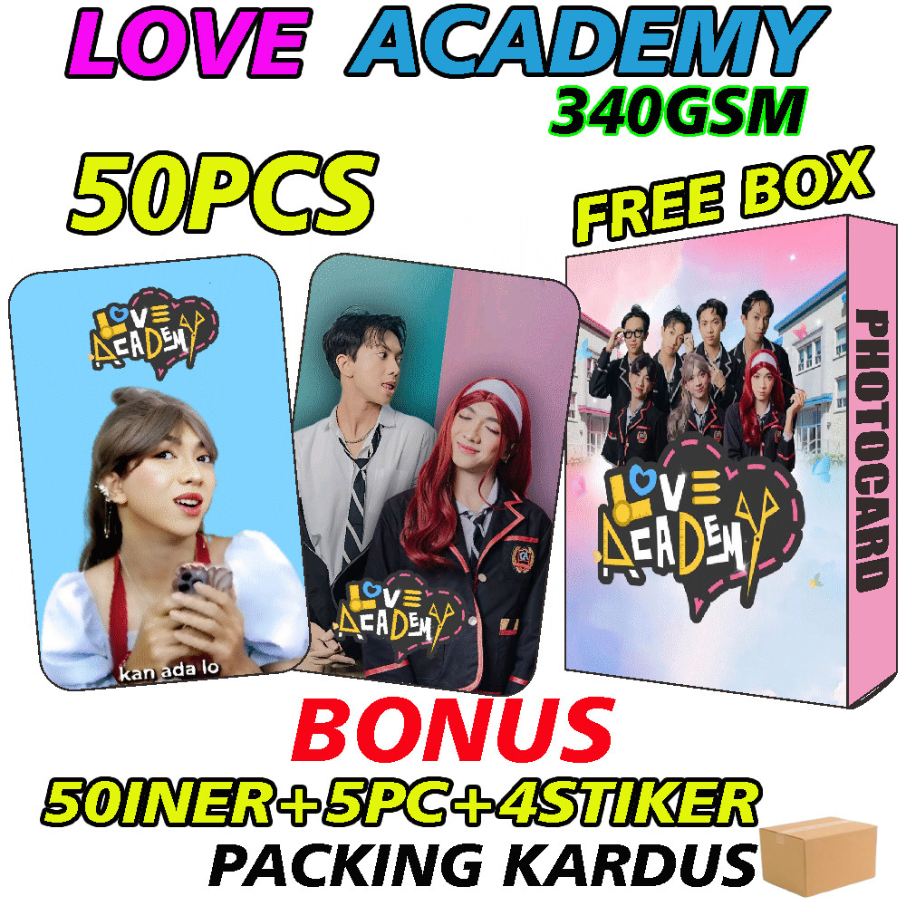 PHOTOCARD LOVE ACADEMY ALETTA VERNAN NOLAN SAPUTRA KORI SASTRA LIORA ZELENA SPTRAKORI