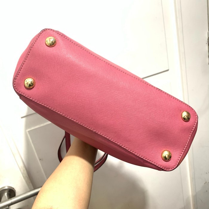 NEW -Preloved Tas MK Jet Set Top Zip Dusty Pink Authentic Original