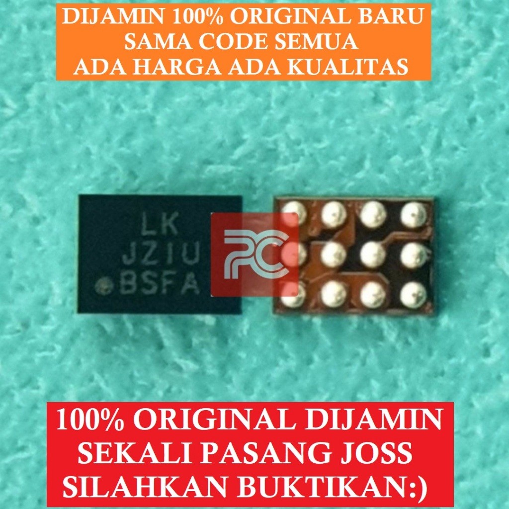 IC LAMPU LK OPPO A3S A5 A7 REDMI NOTE 8 PRO ORIGINAL TESTED