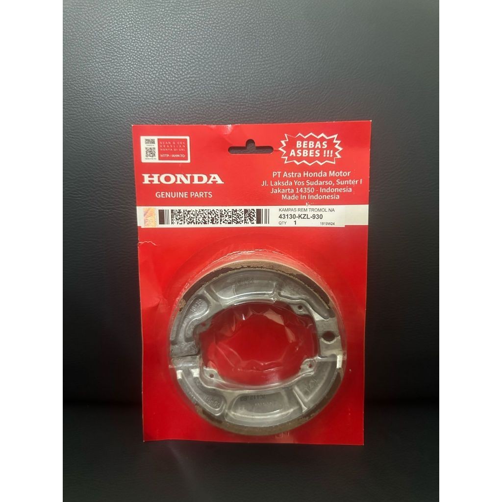 Kampas Rem KZR Belakang VARIO 110 125 150 SCOOPY SPACY BEAT Fi New Old Led Verza KZL KVB