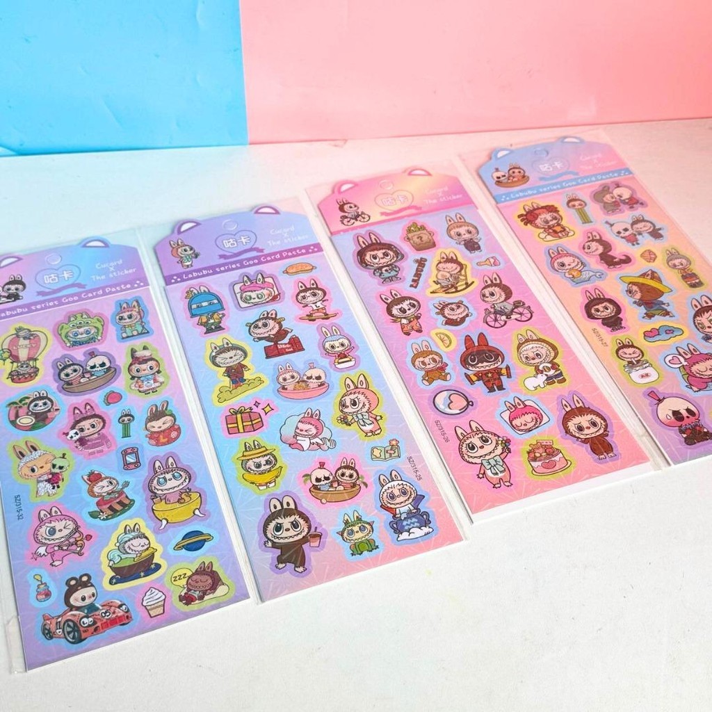 

(RNL-W) CUCARD AND STICKER LEMBARAN tempelan hiasan buku busy book stationery