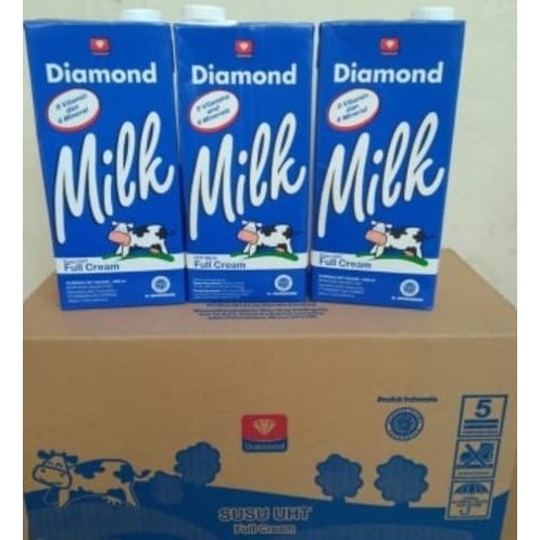 

Diamond UHT Milk Full Cream 1L x 12PCS