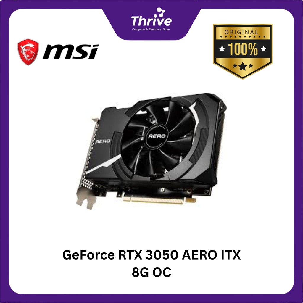 GeForce RTX 3050 AERO ITX 8G OC