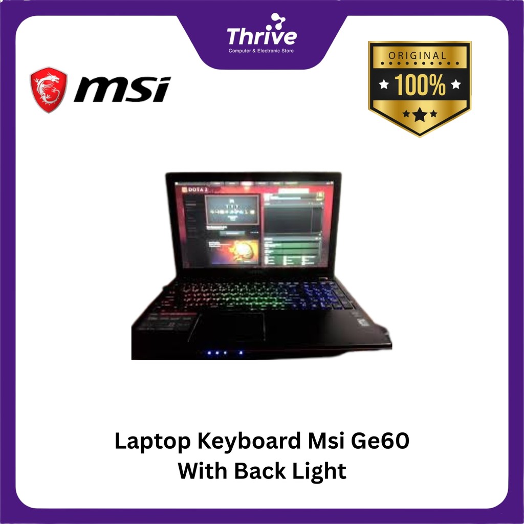 Keyboard Laptop Laptop Keyboard Msi Ge60 With Back Light