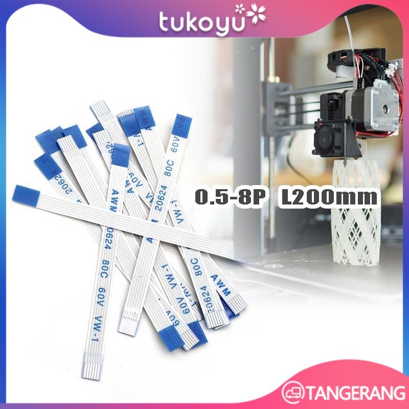 Kabel Fleksibel Fpc Kabel Switch Power Laptop Asus 8 Pin 20cm Lebar 4.5mm