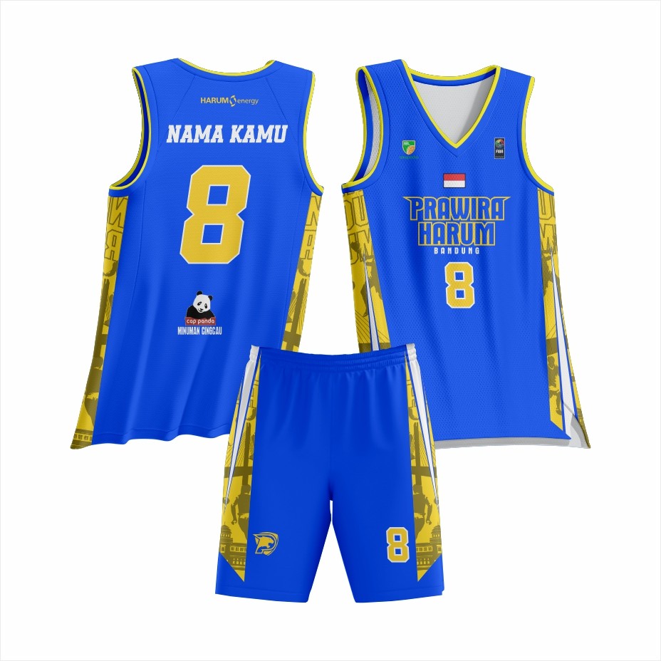 PRAWIRA BANDUNG STELAN JERSEY - SUPPORTER IBL Threepoint Jersey Basket