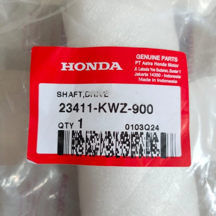 Shaft Drive Revo AT KWZ ORI AHM 23411KWZ900 berkualitas