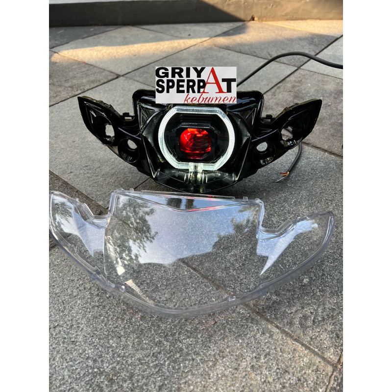 Lampu depan Vega R new biled billed MATRIX
