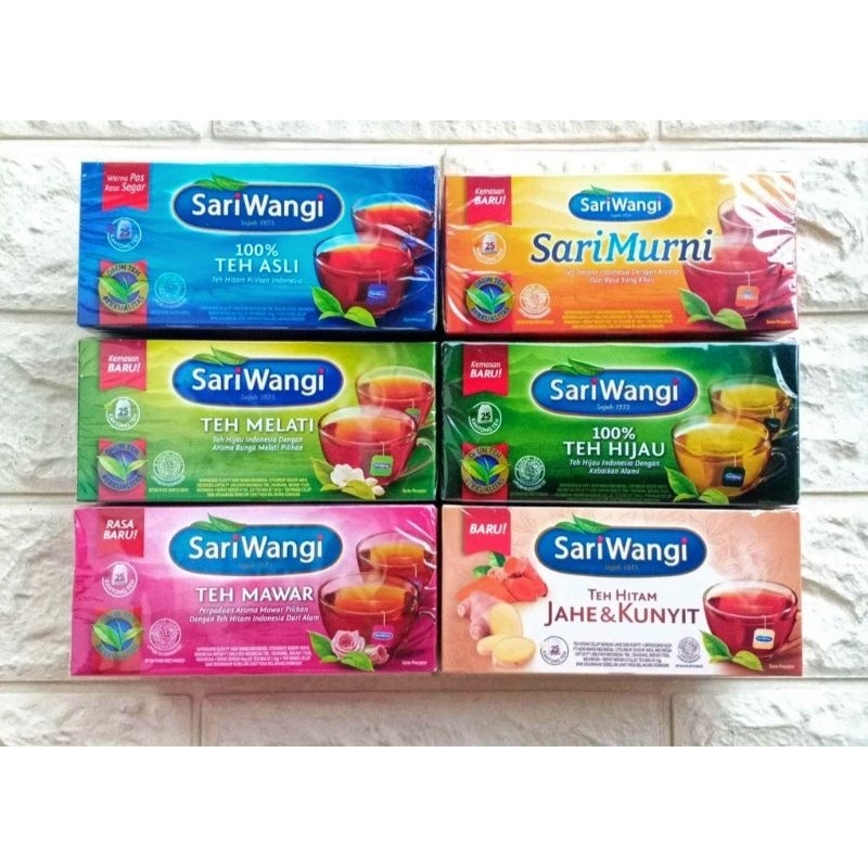 

Sari wangi teh celup asli isi 30 kantong - ABO