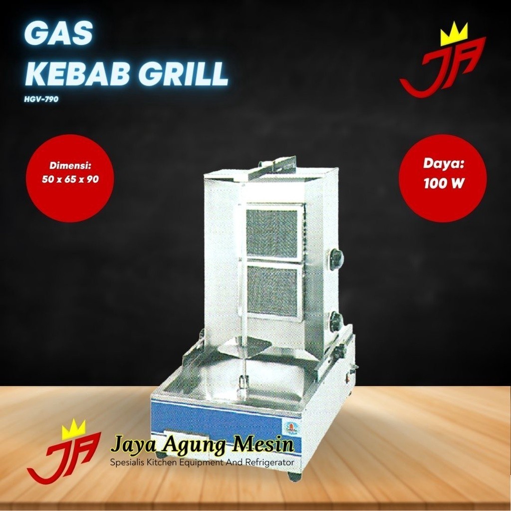 GAS KEBAB GRILL GETRA TIPE HGV-790