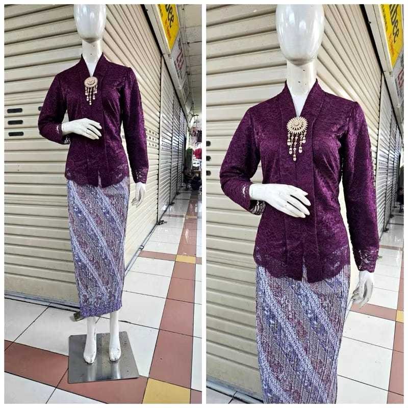 Kebaya Kartini/ Floy Brokat / Kebaya Kartini Modern / Kebaya Wisuda / Kebaya Kekinian / Kebaya Bali/