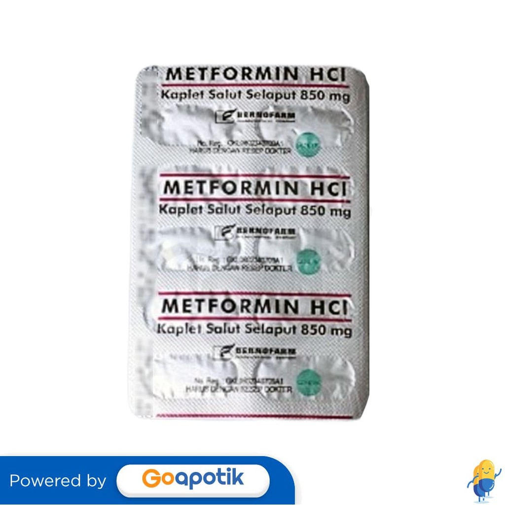 Metformin Bernofarm 850 Mg Strip 10 Kaplet