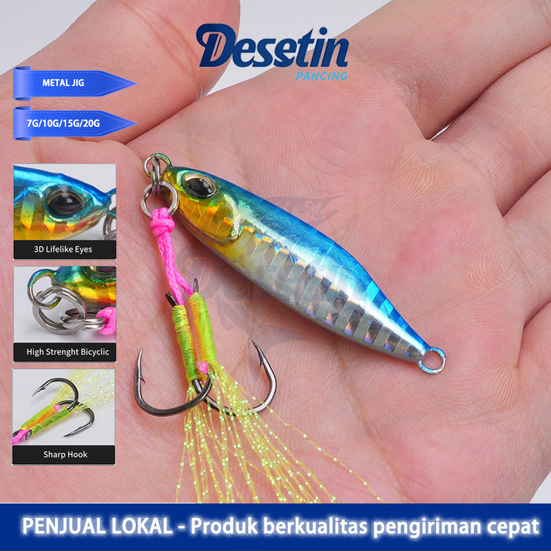 micro jig 10g micro jig 10 gram micro jig 7g micro jig 15g 20g metal jig kiler umpan jig umpan casti