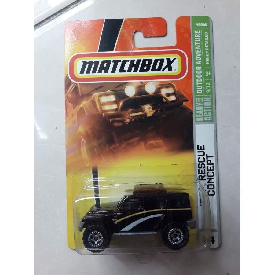 DIECAST MATCHBOX - JEEP RESCUE CONCEPT