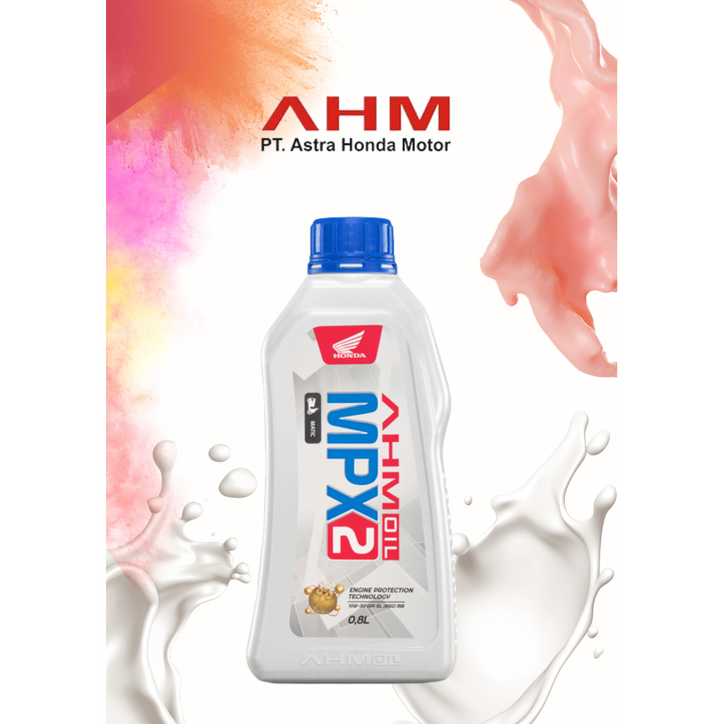 Oli MPX2 800 ml AHM Oil Matic MPX 2 0.8L