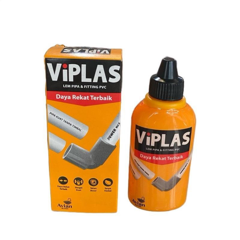 

Lem Pipa PVC Cair VIPLAS 55gr - Botol Praktis
