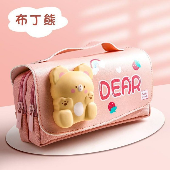 

New Arrival[PROMO] pencil case squishy Lucu dan Mewah Kotak pensil 3D kotak pensil Anak - B