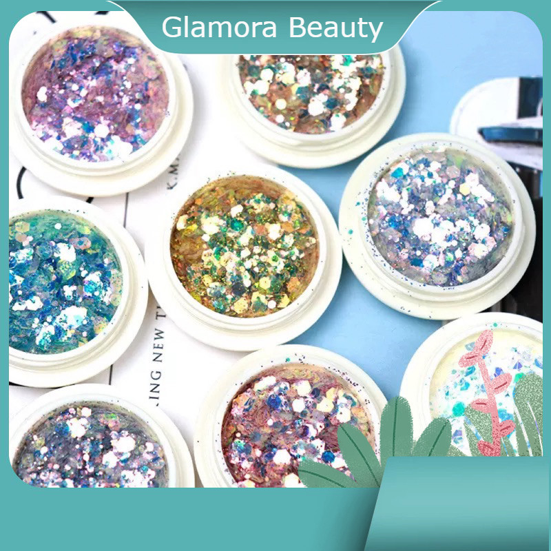 Glitter Tabur Fairy Eyes Nail Art Dekorasi For Nail Art Accesories Nail Art