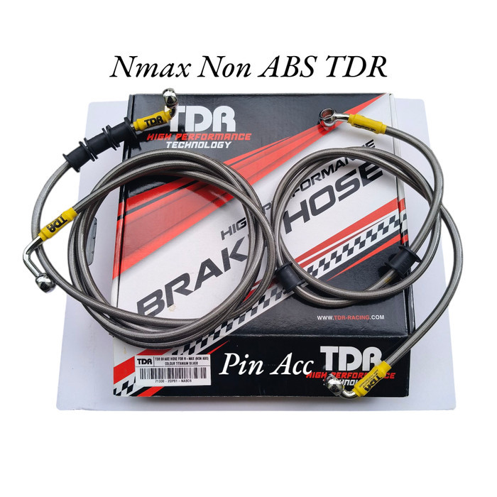 Kabel Selang Slang Rem Nmax Non Abs / Nmax ABS Set depan belakang TDR - Selver Nmax TDR, Nmax 110/21