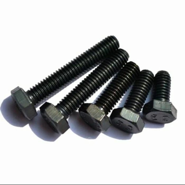 JBS99 baut mur baja full drat 8.8 m20 x 100 htb fulldrat