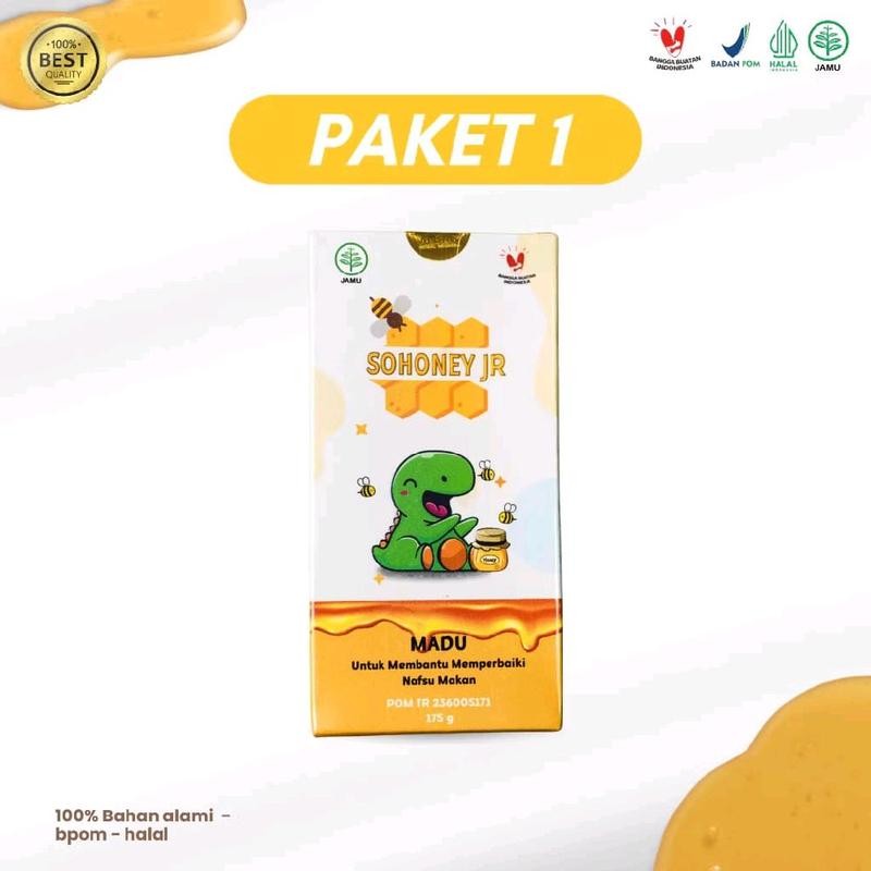 

Sohoney Jr - Madu Herbal Alami Paket 1 Box