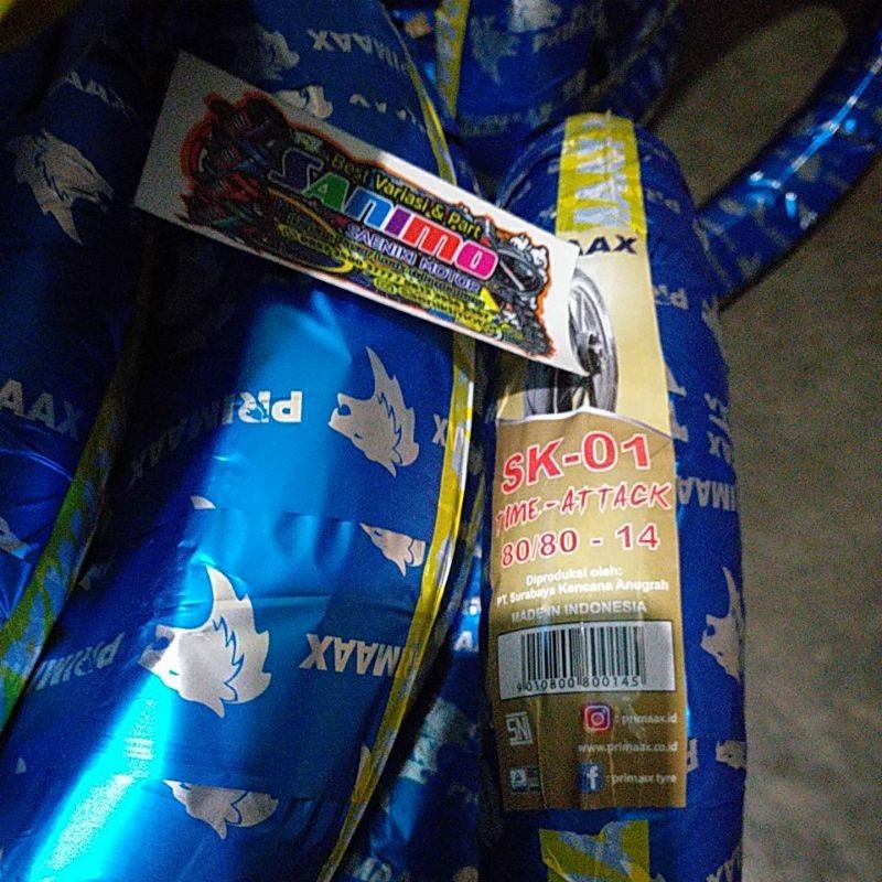 PUJEGANSHOP Ban Primax SK 01 80/80 SK01 ring 14 (1 biji)