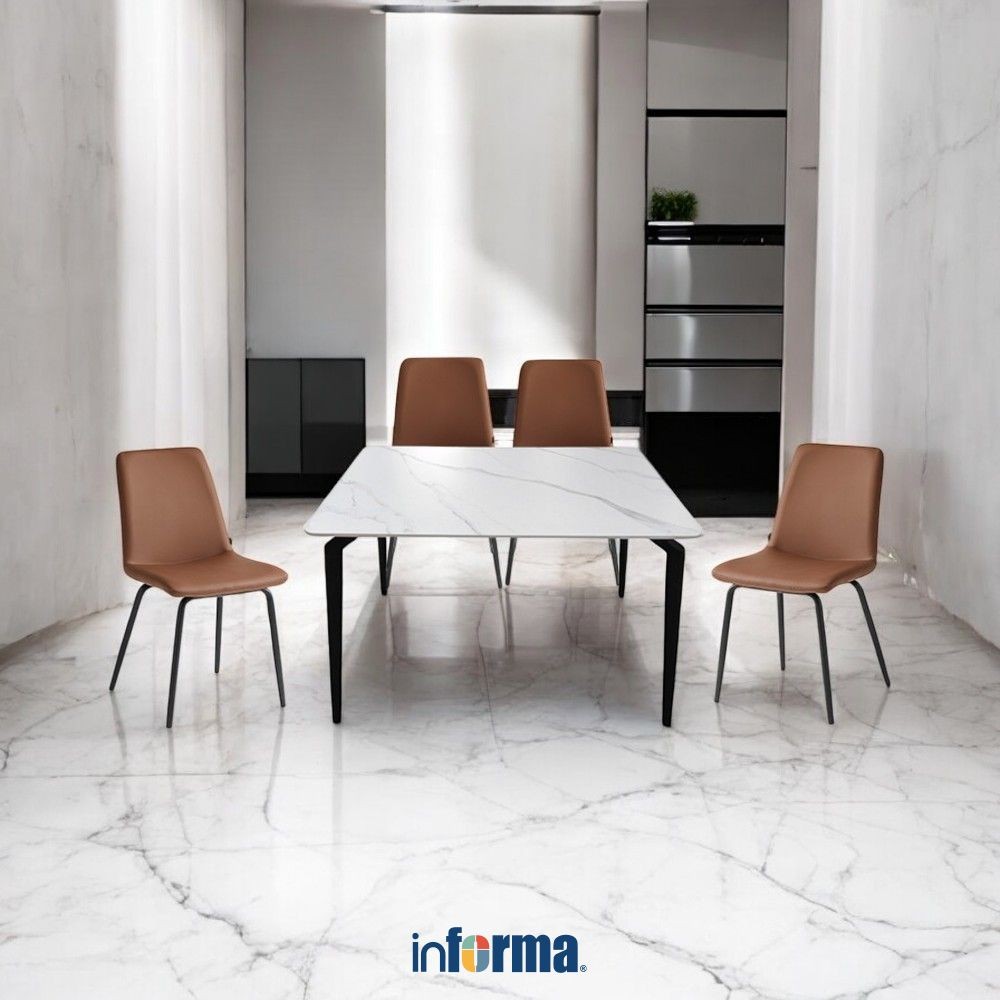 Informa Informa Hampson Maurie Set Meja Makan 4 Kursi Dining Table Set Meja Kursi Ruang Makan Aesthe