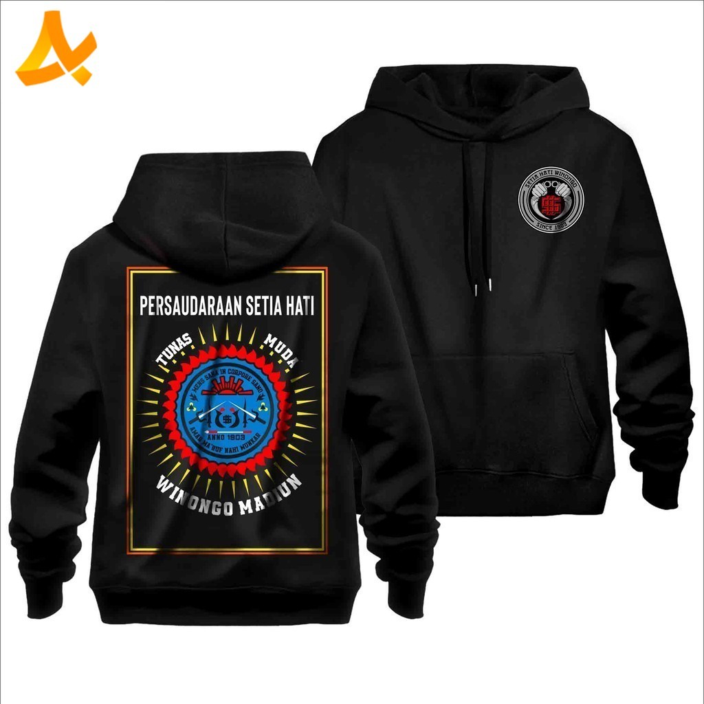 Jaket Hoodie SH WINONGO 1903 STK Madiun - SABLON PREMIUM DISTRO - Kaos SH Winongo Madiun Lawasan