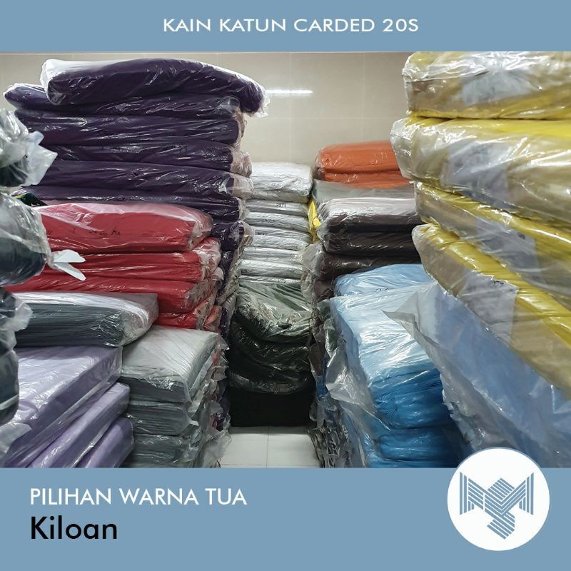Kain COTTON COMBED bahan kaos 30s