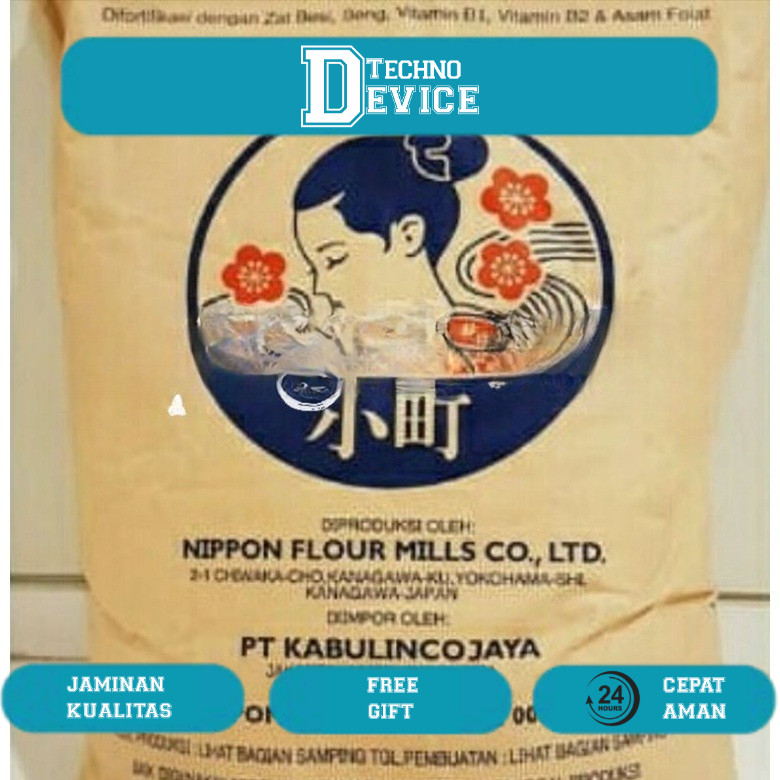 

Nippon Komachi Tepung Terigu Protein Tinggi Jepang 1 kg / kilo
