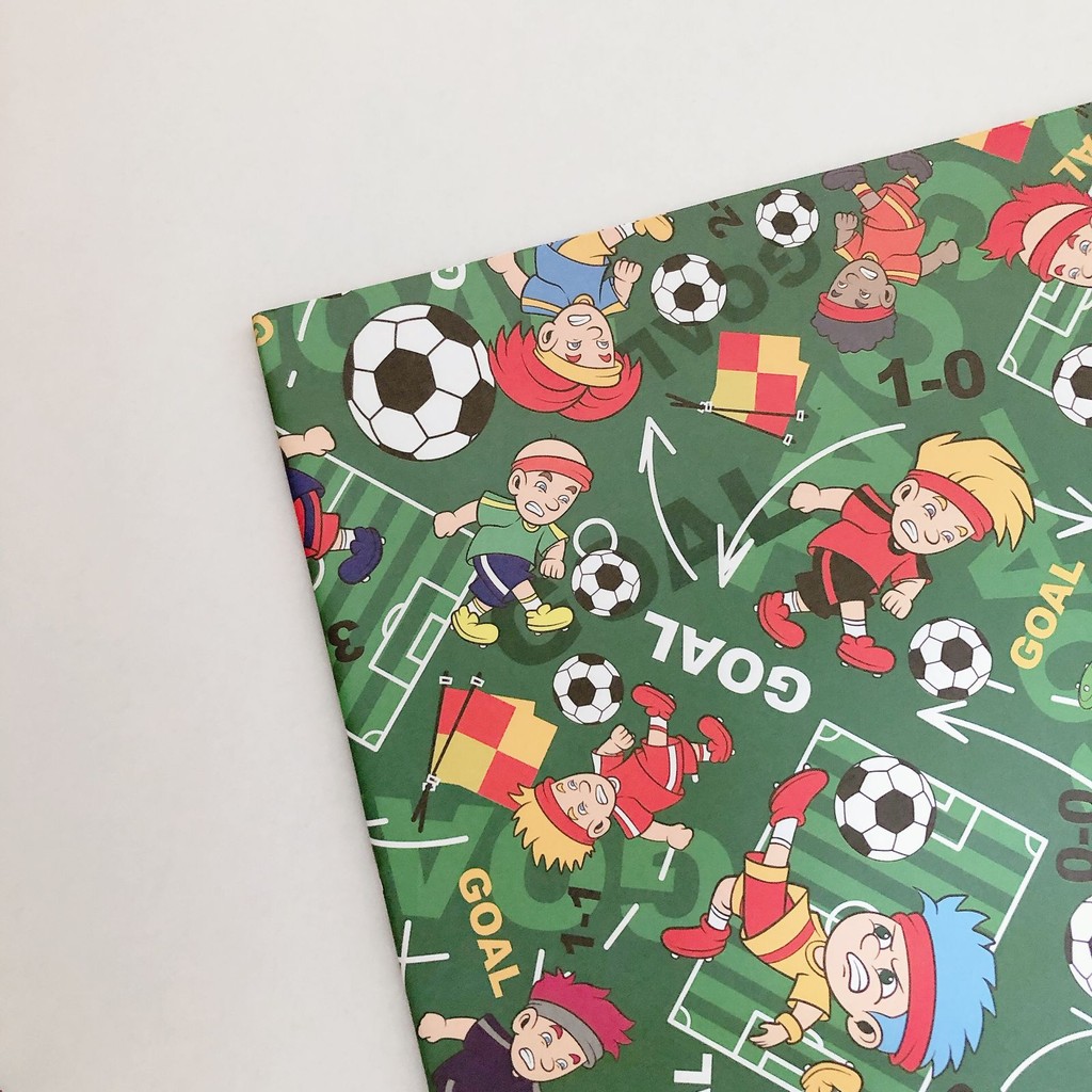 

Kertas Kado Sepak Bola Hijau