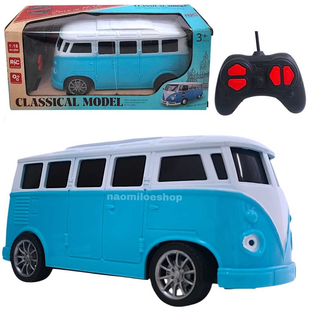 RC CAR MOBIL VAN VW COMBI Volkswagen RC bus klasik Mainan bus classic bus combi mainan mobil bus jad