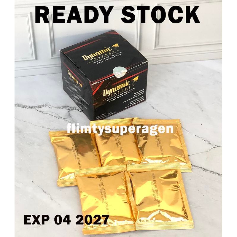 

COFFEE DYNAMIC KOPI GINSENG isi 10 sachet Original - Ecer 5 sachet