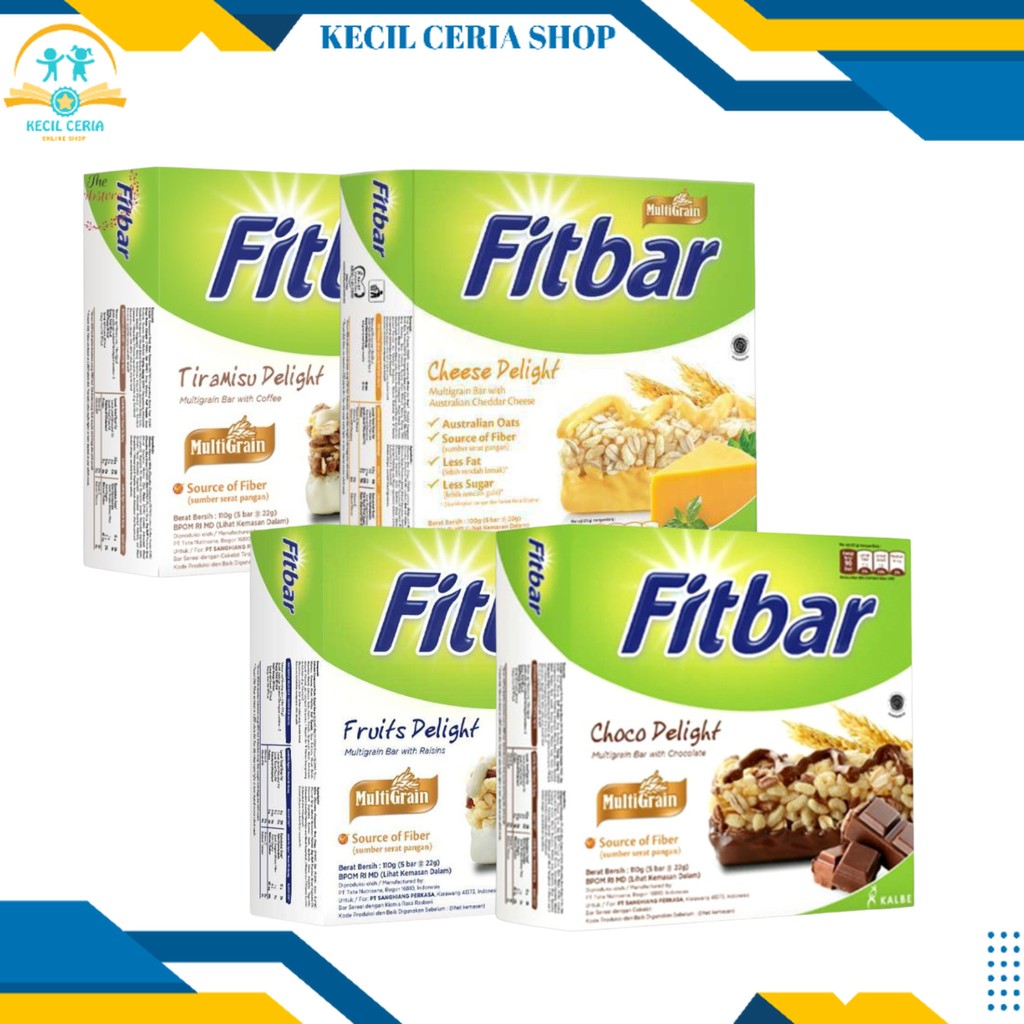 

Fitbar Coklat 1 Box 12pcs Pilihan Rasa Fruit Buah Delight Tiramisu Dan Cheese Keju Kecil Ceria