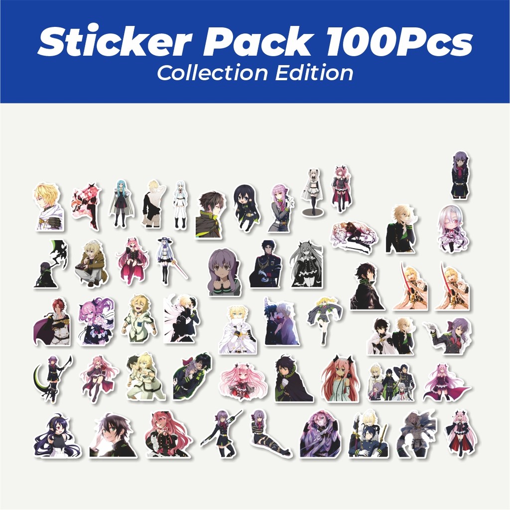 

Hot Stiker Anime Seraph of the End Char Mix 2 Lucu Anti Air Stikers Berperekat Waterproof Sticker Decal Buat Motor Helm Buku Journal Koper Casing HP Laptop Botol Minum