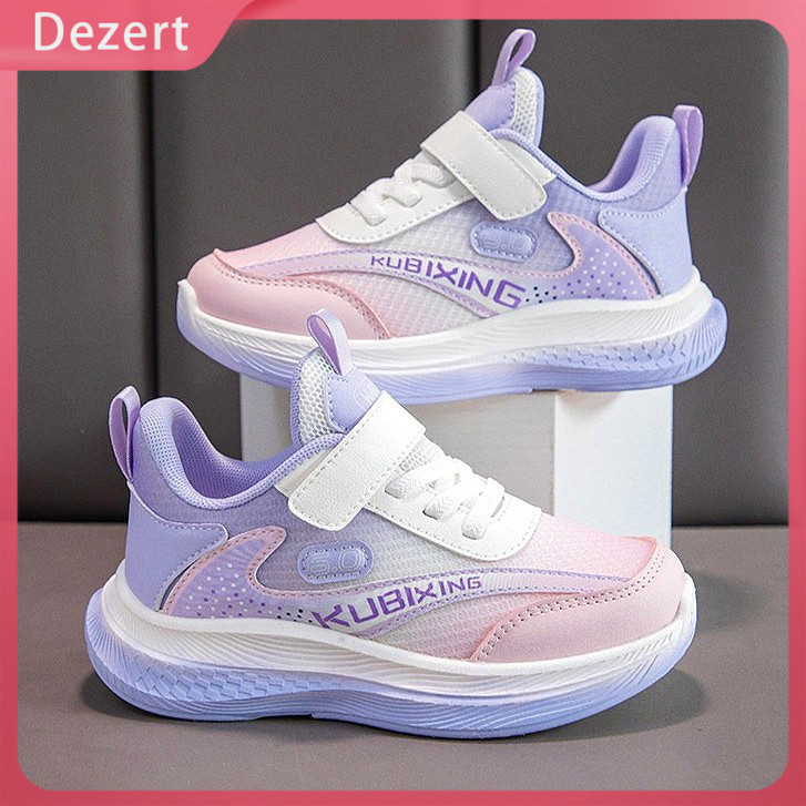 Dezert Sepatu Anak Perempuan Sneaker Fashion Perekat Velcro Premium Premium Umur 3-12 Tahun